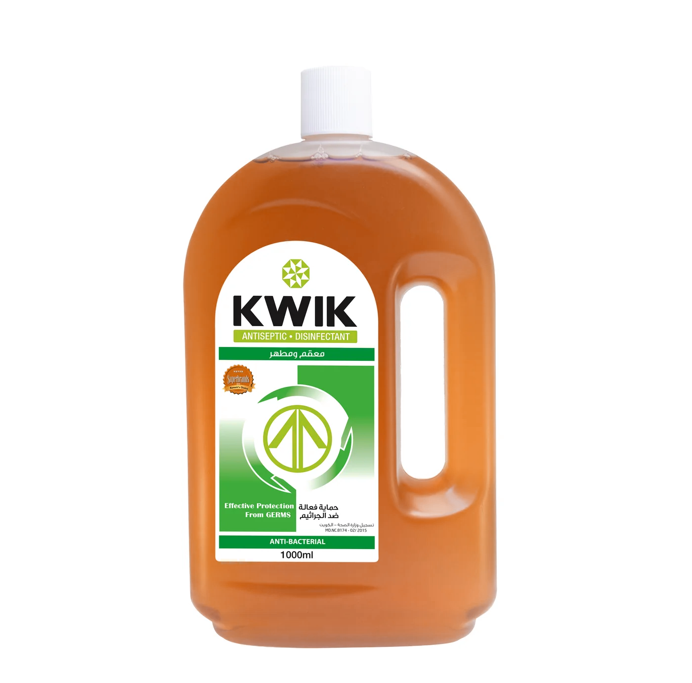 KWIK Antiseptic Disinfectant 1LTR