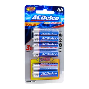 AC Delco بطاريات قلوية AA عرض – 6 حبات (4+2 مجاناً)