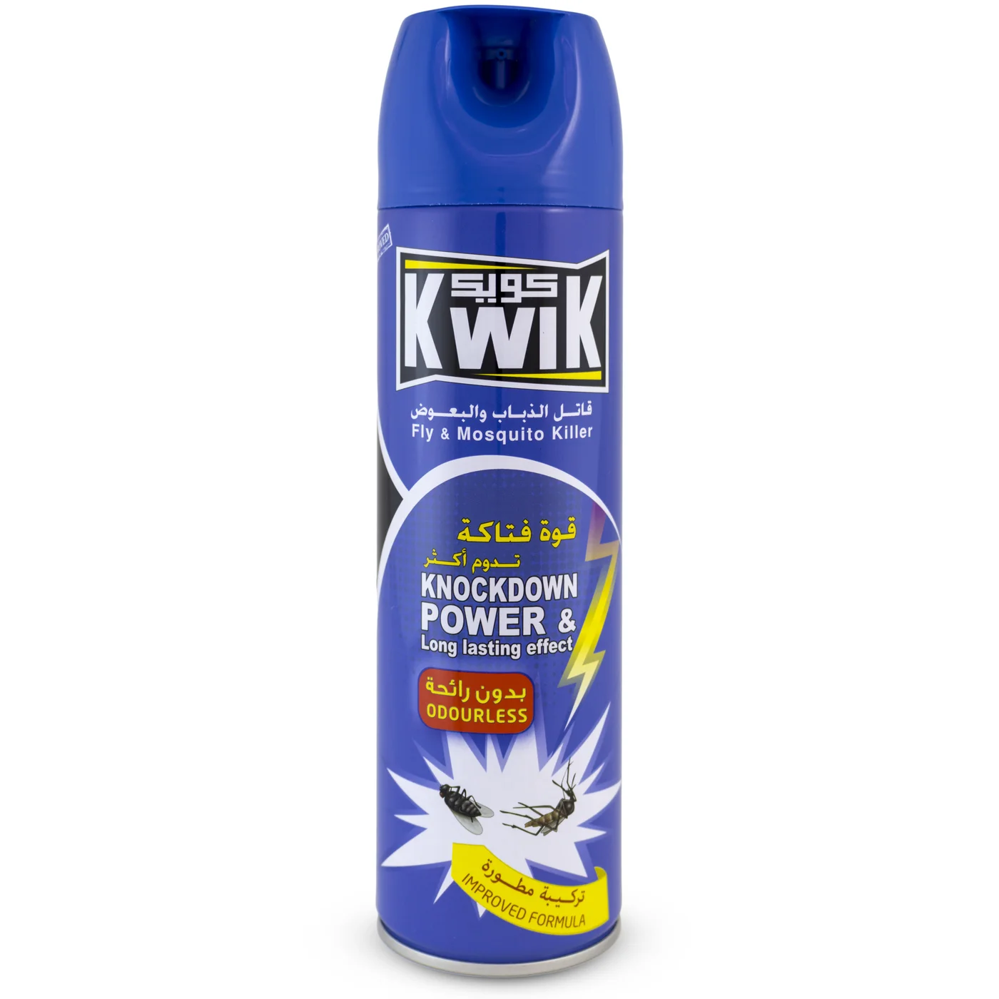 KWIK Double Power Fly & Mosquito Killer Odorless – 400 ml